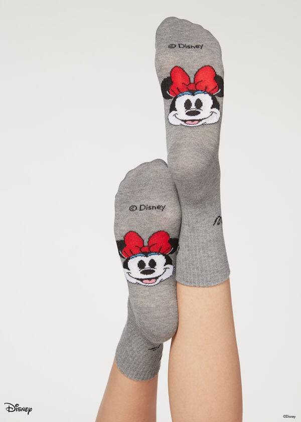 Calcetines Calzedonia Disney Patterned Corta Mujer Gris | CO1766QZ