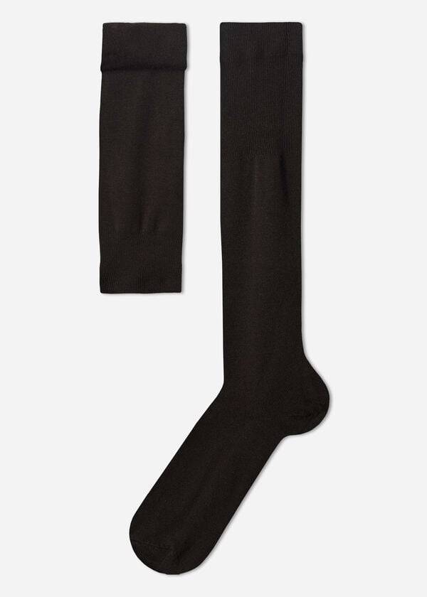 Calcetines Calzedonia Long with Cashmere Hombre Marrones | CO1407YU