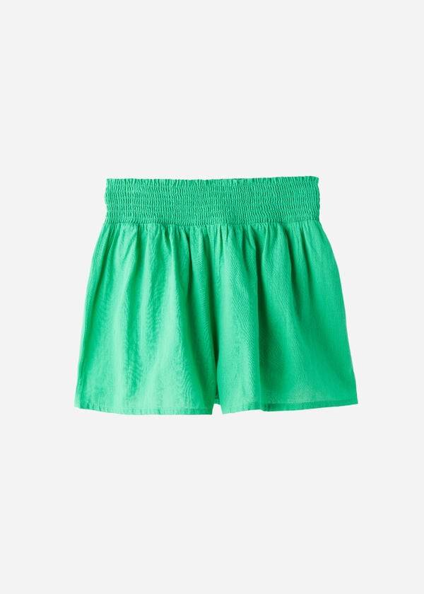 Cubrirlos Calzedonia Algodon Shorts Mujer Verde | CO2065FM