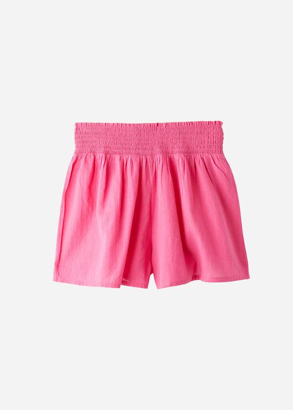 Cubrirlos Calzedonia Algodon Shorts Mujer Rosas | CO2068JJ