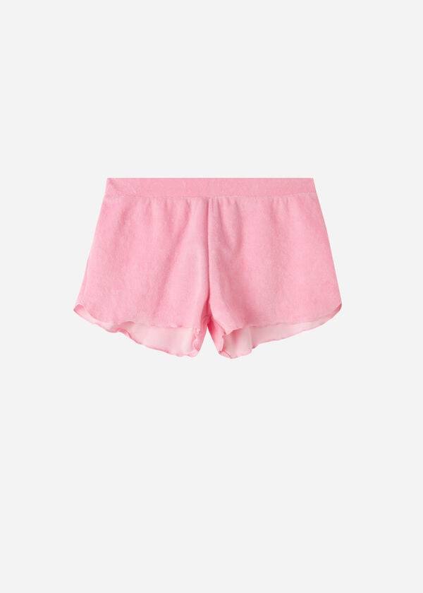 Cubrirlos Calzedonia Terrycloth Shorts Mujer Rosas | CO2040GL