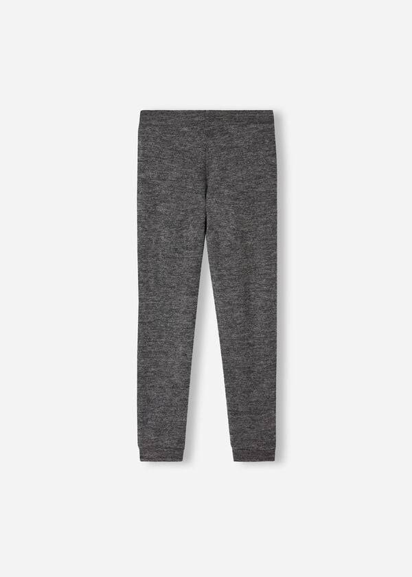 Leggins Calzedonia Cashmere Blend Stretch Deporte Niños Gris | CO1070UT