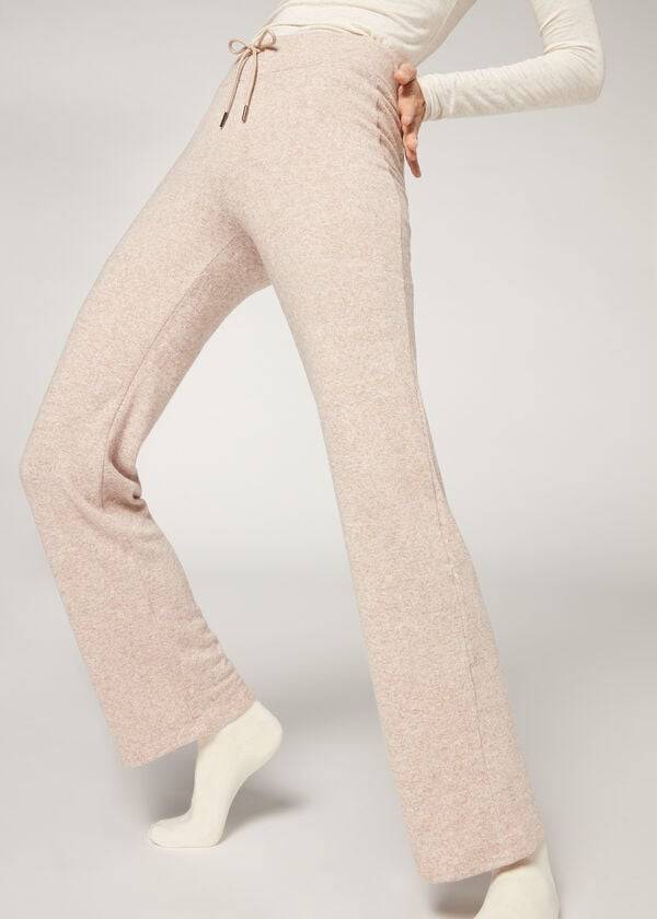 Leggins Calzedonia Cashmere Directo Mujer Beige | CO1564UT