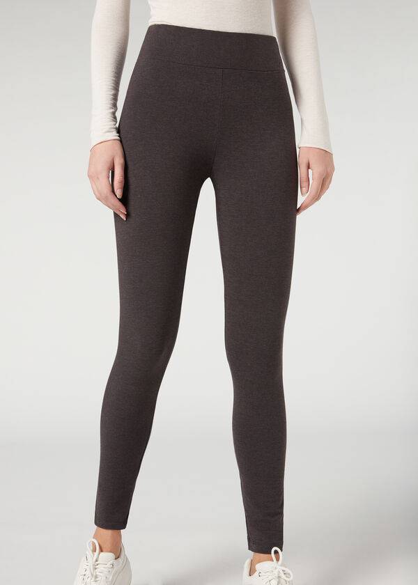 Leggins Calzedonia Thermal Mujer Gris | CO1495HK