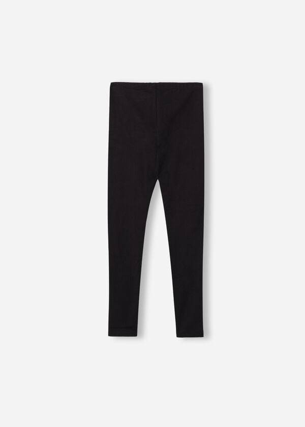 Leggins Calzedonia Thermal Niños Negras | CO1047PQ