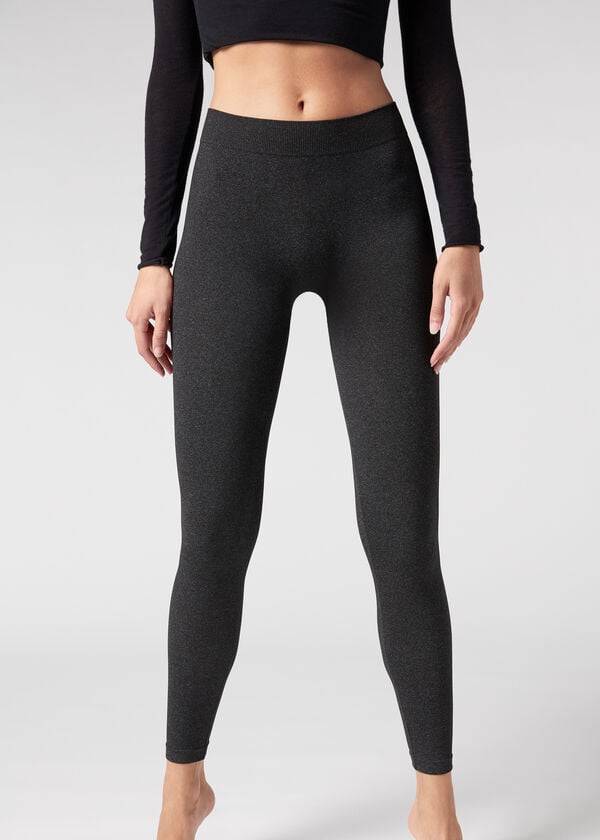 Leggins Calzedonia Ultra-Opaque Microfiber Mujer Gris | CO1481WY