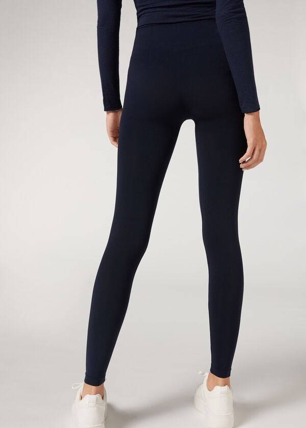 Leggins Calzedonia Ultra-Opaque Microfiber Mujer Azules | CO1483RW