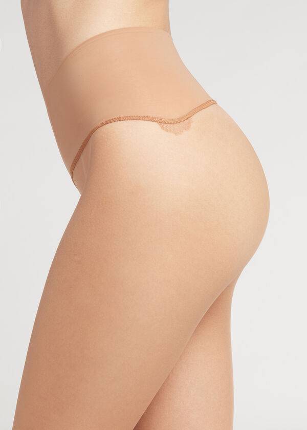 Mallas Calzedonia 20 Denier Seamless Totally Invisible Sheer Mujer Naranjas | CO3036WY