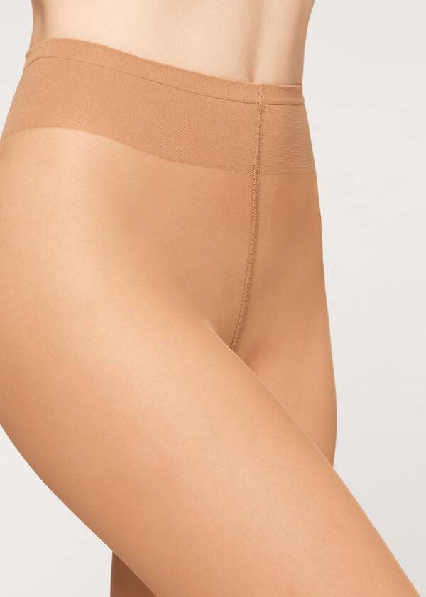 Mallas Calzedonia 20 Denier Sheer Matte Sheer Mujer Marrones | CO3028PQ