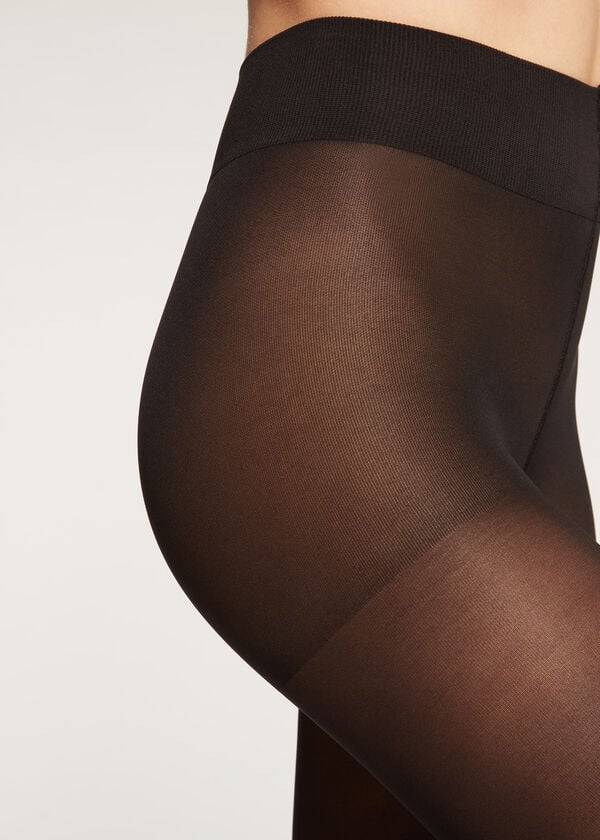 Mallas Calzedonia 40 Denier Action Strong Sheer Mujer Negras | CO2990RW