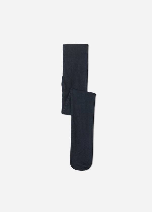 Mallas Calzedonia Super Opaque with Cashmere Niños Azules | CO1181FM