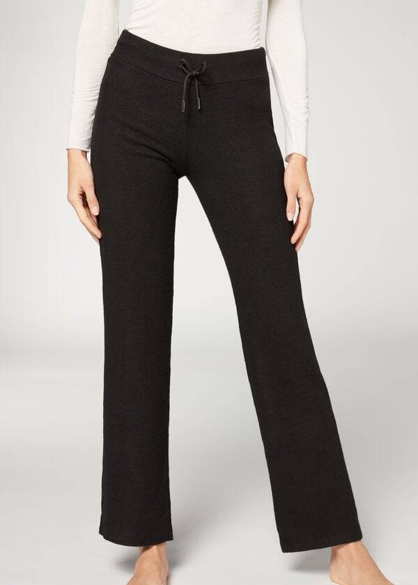 Pantalones Calzedonia Cashmere Directo Mujer Negras | CO1471KI