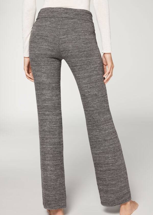 Pantalones Calzedonia Cashmere Directo Mujer Gris | CO1473ZG