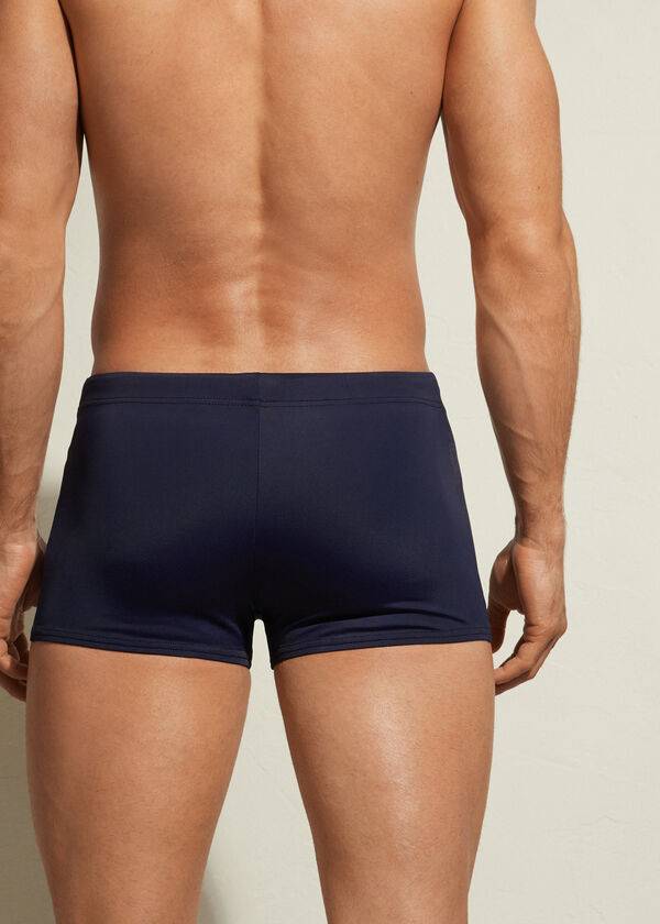 Traje De Baño Calzedonia Panama Hombre Azul Marino | CO1239ZG