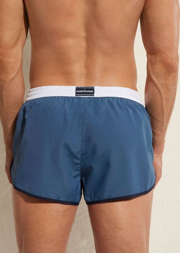 Traje De Baño Calzedonia Venice Beach Eco Hombre Azules | CO1275RW