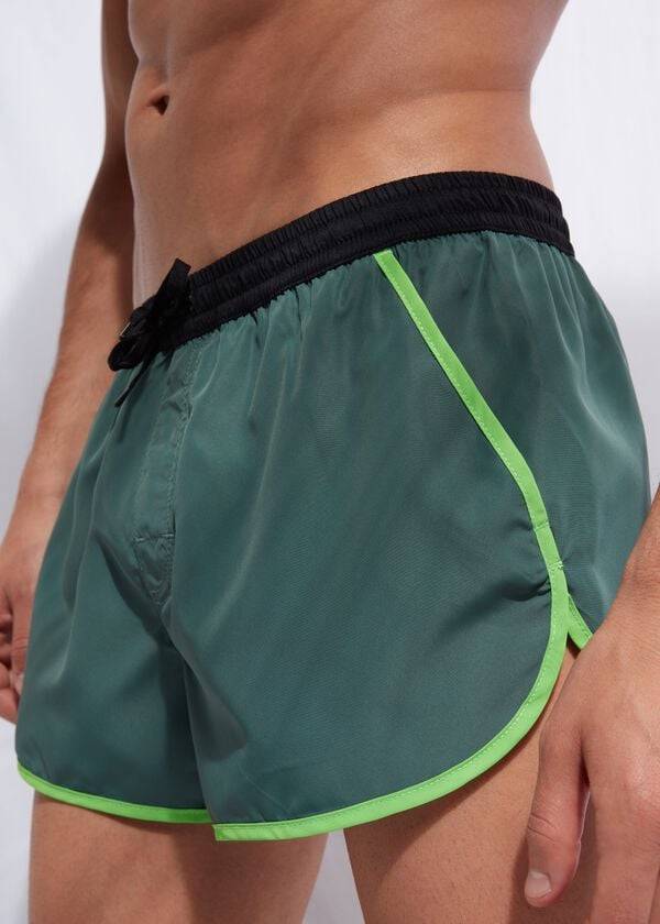 Traje De Baño Calzedonia Venice Beach Hombre Verde | CO1279IS